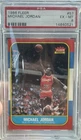 1986 Fleer #8 Michael Jordan Rookie PSA 6 Vintage HOF RC Basketball Card