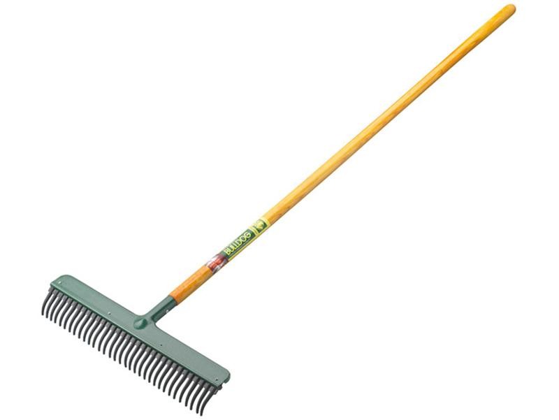Bulldog Premier Wizard Rake - Efficient Leaf Collector with Rubber Tines