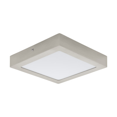 FUEVA 1 NICKEL/WHITE CEILING LIGHT CEILING LIGHT NT LED 94526