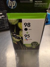 Genuine HP 98 95 Ink Cartridge Combo Pack Black Tri-Color Sealed Exp 2019