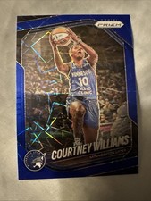 Courtney Williams 2025 Panini Prizm WNBA Blue Velocity Prizm Card #69