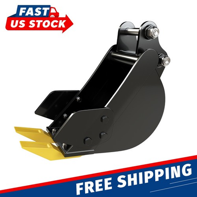 #ad 200mm Narrow Bucket Attachment For 0.8 1.4Ton mini excavator Free Shipping New $94.90