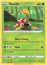 Shuckle #005/192 SWSH02: Rebel Clash Near Mint Pokemon