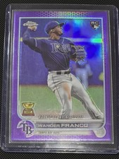 2022 Topps Update Series - Rookie Debut Wander Franco #US42 Purple (RC)