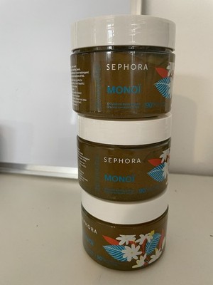 3x SEPHORA MONOI Exfollating Body Granita Body Scrub 3x 250ml NEU & OVP