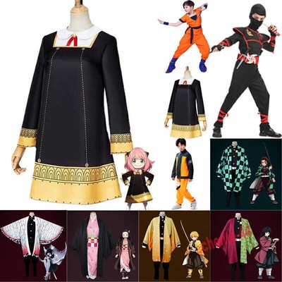 Kinder Anime Naruto Ninja Cosplay Kostüm Mädchen Jungen Karneval Kimono Uniform 