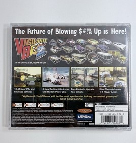 Vigilante 8: 2nd Offense (Sega Dreamcast, 1999) Game, Case, Manual - Tested