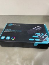 XLR/USB Podcast Microphone, Gaming Mic with Mute Button, Reverb Effects, Noise C