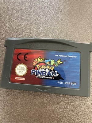 Pokemo, Pokémon Pinball, Ruby & Sapphire - Nintendo Gameboy Advance Original GBA