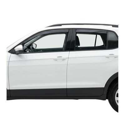 Windabweiser Regenabweiser für VW T-Cross 2019-2026 Dunkel Acryl 4tlg