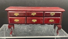 Vintage 1970s Concord 1:12 Dollhouse Miniature Cherry Sideboard Buffet 1125