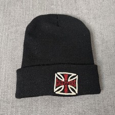 West Coast Choppers Black Original Cross Beanie Skull