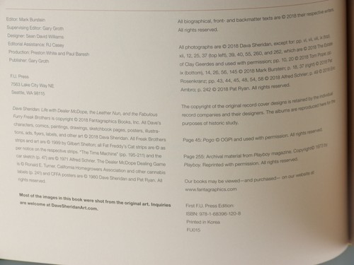 Dave Sheridan Life with Dealer McDope The Leather Nun and Furry Freak Bros FU HC - Bild 3 von 16