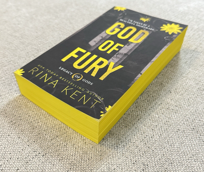 #ad God Of Fury By Rina Kent Signed Deluxe Edition With Sprayed Edges Legacy Of Gods $49.95