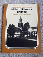 Vtg Millard Fillmore College State university at Buffalo NY Continuing education