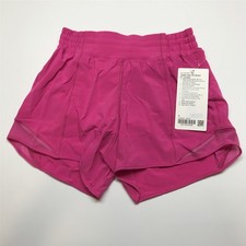 NEW LULULEMON Hotty Hot 4" HR Short 4 8 10 12 Sonic Pink