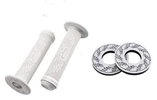 SE Bikes Wing Grips Bundle 2 Items: SE Wing Grips with SE Wing Donuts (White)