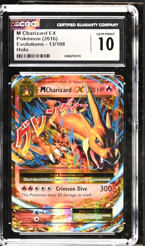 M Charizard-EX graded CGC 10 for sale on eBay