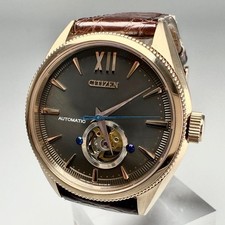 CITIZEN Signature Collection Automatic 42mm 20cm 7.87in 21mm Lug Gold Black