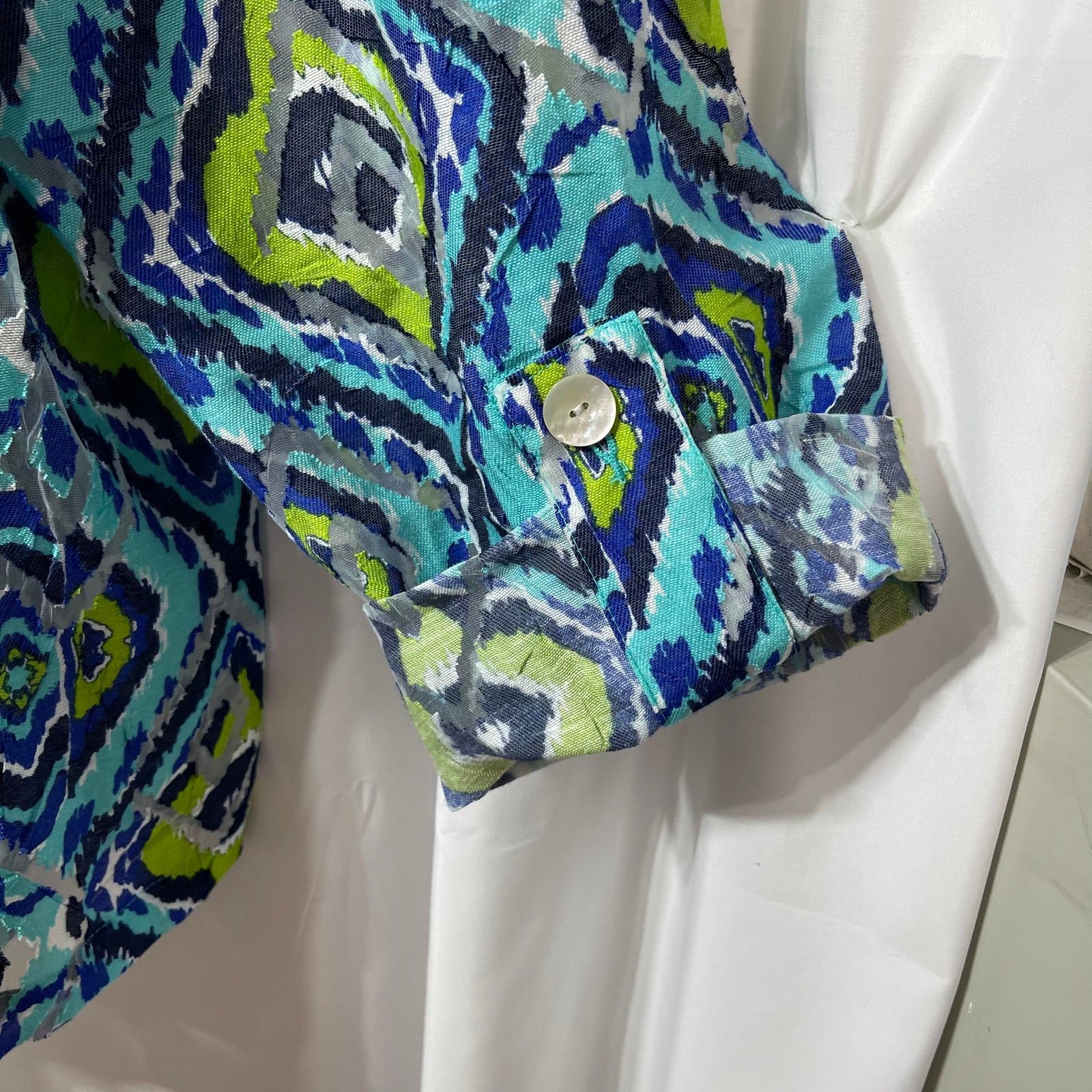 Ruby Rd button up down shirt blouse top women's 1… - image 5