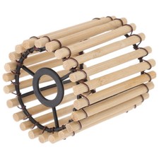  Rattan-Lampenschirm Ersatzschirm Vintage-Lampenschirm Stehlampenschirm