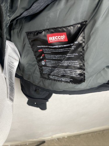 Spyder Gore-Tex Jacket Full Zip Ski Snowboard RECCO Black Men’s Small S - Picture 8 of 11