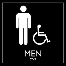 Lorell Restroom Sign llr-02659 llr02659