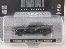 Greenlight Black Bandit 2017 Dodge Challenger SRT Hellcat Widebody 1:64 28190-A