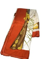 Authentic Gucci Silk Scarf with Animal Print Women's Pheasant from Japan Fashion