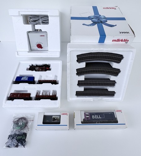 Märklin 29991 Starter Set Startpackung Spur H0 - Travo Schienen Lok Wagen in Box | Condition: Neu
