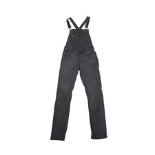 Levi's Kids Black Denim Overalls Youth Bib Jeans Adjustable Stretch