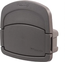 Suncast DHH150ST Deluxe Hangout Hose Hanger,Stoney Gray ,1 Count (Pack of 1)