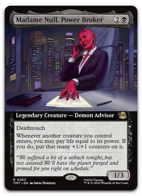 Madame Null, Power Broker (Extended Art) #265 NM Teenage Mutant Ninja Turtles