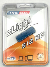 NOS Dane-Elec zLight 512MB USB 2.0 Flash Drive Sealed New Windows XP Mac 9