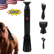 Long Handle Electric Back Shaver For Men Body Hair Removal Razor USB Recharge US