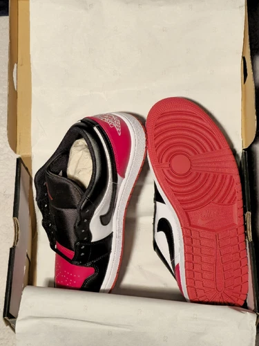 Size 9 - Air Jordan 1 Low Bred Toe 2.0