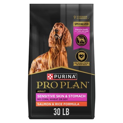 Purina Pro Plan Sensitive Skin & Stomach Salmon & Rice Formula Dry Dog Food 30lb