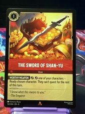The Sword of Shan Yu 152/204 Reign of Jafar Regular Disney Lorcana