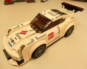 Lego Porsche 911 Gt Finish Line 75912 Speed Champions 100% Complete Set 551 Pcs