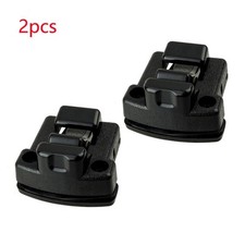 Glass Lock Buckles 2pcs Lock Glass Black Plastic Car Window Lock Car Accessories