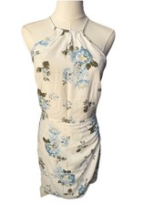 Abercrombie & Fitch Baby Doll Mini Halter Floral Dress Spaghetti Straps S