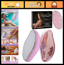 Crystal Hair Eraser - Reusable Nano Glass Hair Removal Device, Painless Exfoliat