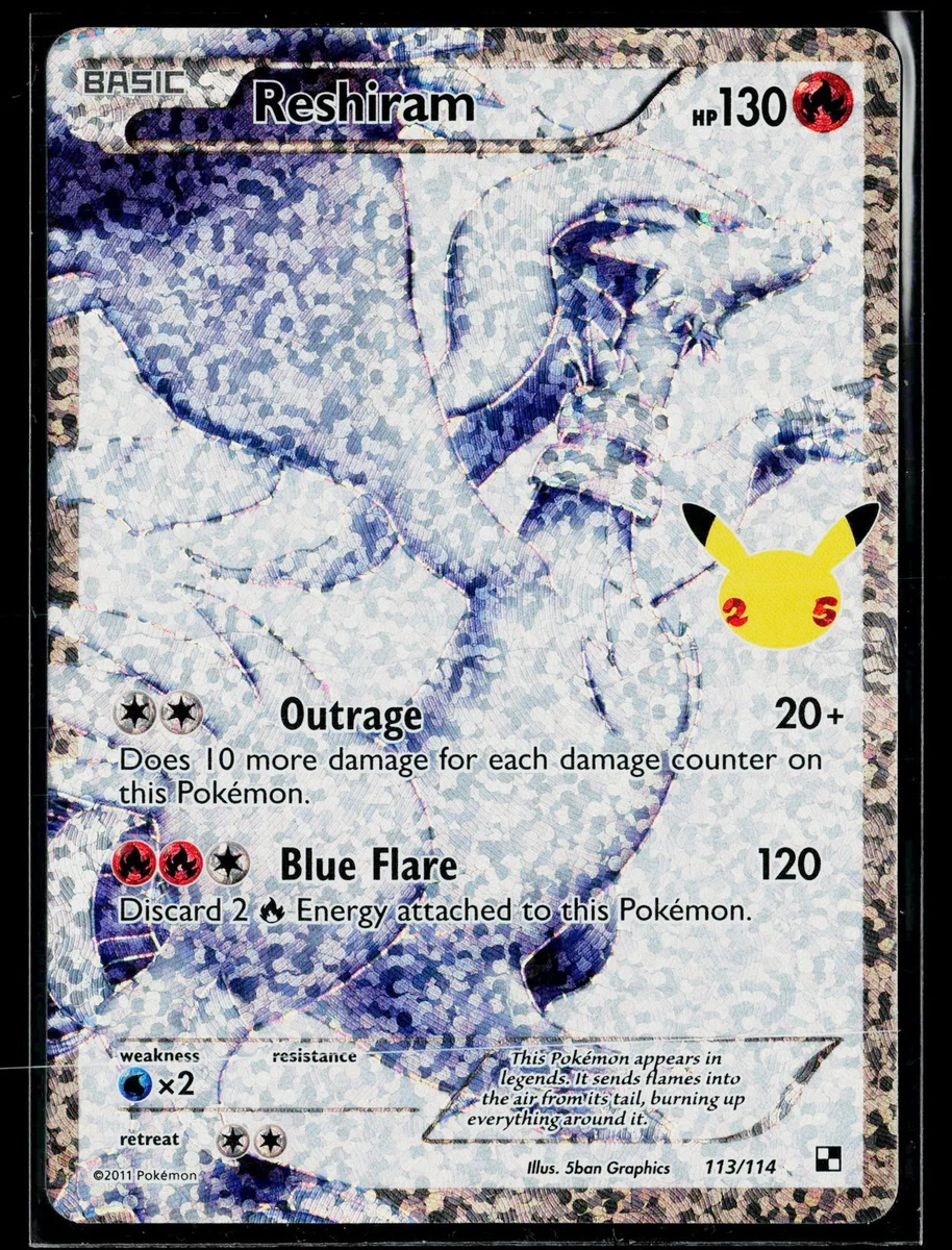 Reshiram 113/114 Celebrations: Classic Collection for sale | eBay