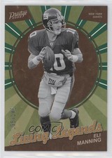 2023 Panini Prestige Living Legends Xtra Points Green 135/149 Eli Manning 14dp