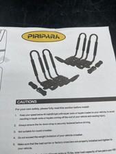 Kayak Roof Rack 2 Pairs J-Bar Carrier Holder for Canoe, SUV, Cars, Truck