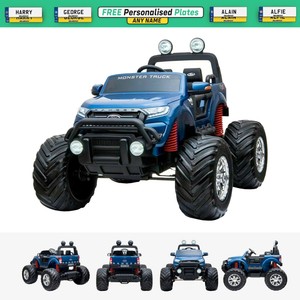 Details About Licensed Ford Ranger 4wd 24v Kids Monster Truck Ride On With Eva Leather Seat