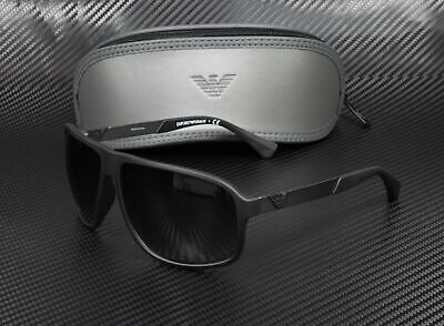 EMPORIO ARMANI EA4029 50638G Black Rubber Grey Gradient 64 mm Men's  Sunglasses 8053672201970 | eBay