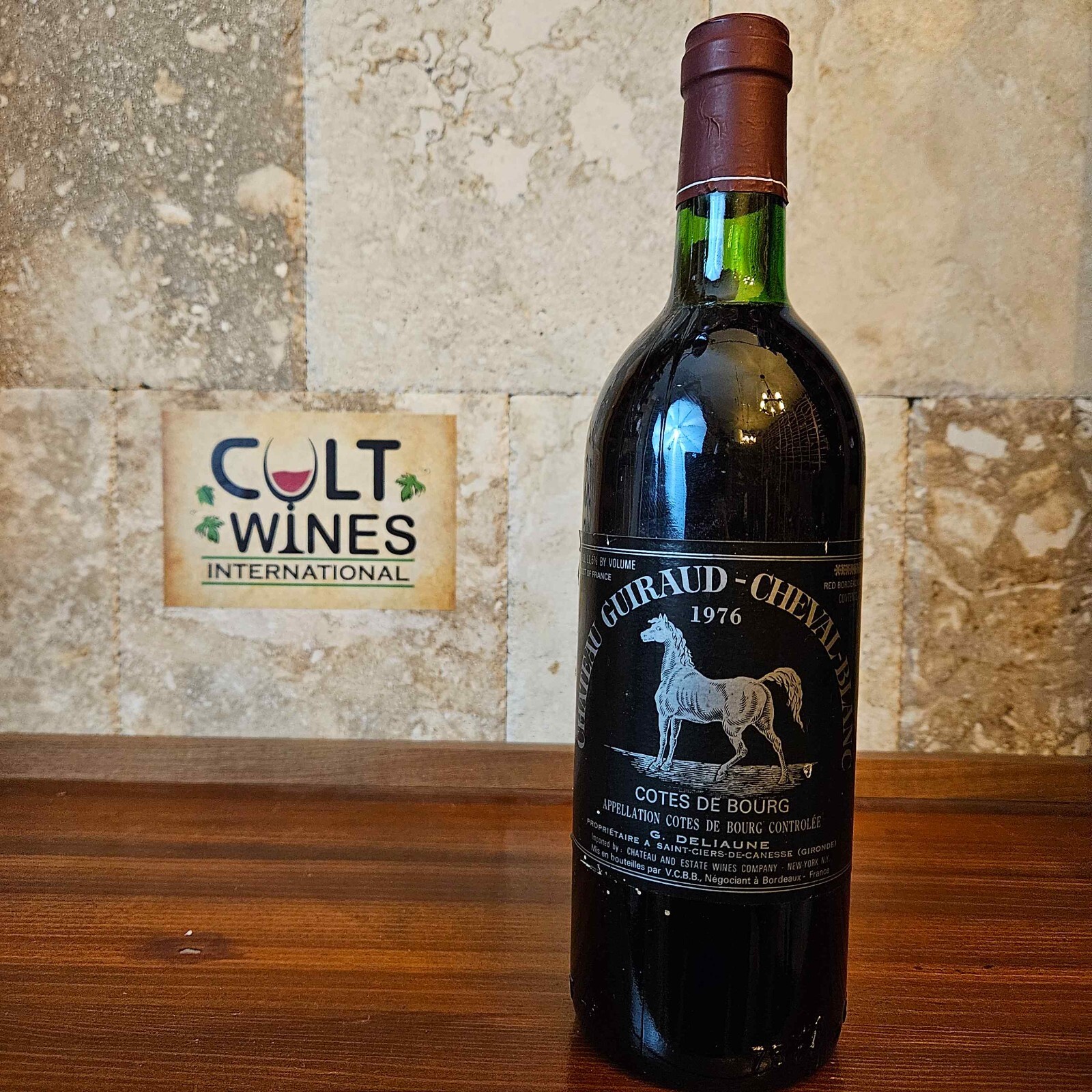 1976 Chateau Guiraud-Cheval-Blanc wine, Cotes de Bourg