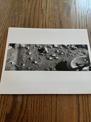 Original 1976 NASA Mars Photo Viking 1 Kodak Paper  JPL July 76 Caption On Back