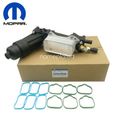 Genuine OEM Mopar 2014-2023 Mopar Engine Oil Filter Housing + Gaskets 68596317AA